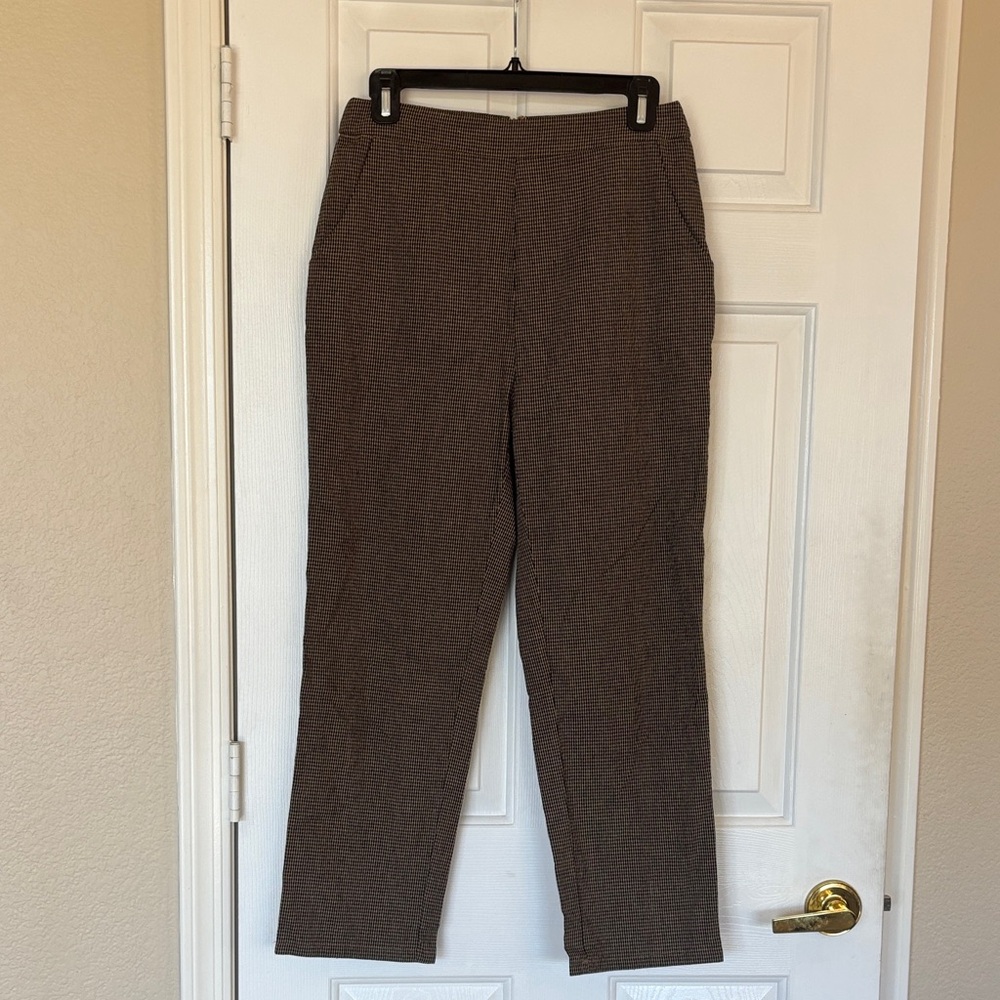 12th Tribe Brown Ankle Pants